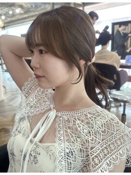 アリスバイアフロート 自由が丘(ALICe by AFLOAT) お顔周りカット