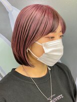 マックス フォー ヘアー(MAX FOR HAIR) 【デザインカット】綺麗なラインのボブ×逆インナーカラー◎