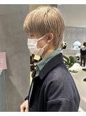 前髪カット/インナーカラー/縮毛矯正/ショート/カラー/ブリーチ