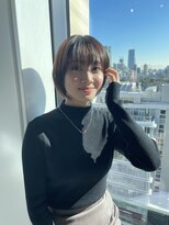 エクリボンヌ(equri bonne)&nbsp;まるみショート×水素カラー