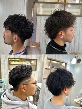 アンティークベル 南柏(ANTIQUE BELLE) メンズパーマ集