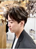 men'sナチュラルパーマスタイル!