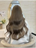 《Miu》マロンミルクティー/ミルクティー系カラー/韓国風巻き髪