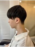 MEN'S HAIRダークアッシュショート