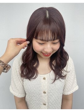 ゲリール ヘア プラス ケア(guerir hair+care) 【guerir hair + care】王道可愛い暖色カラー！ピンクブラウン♪