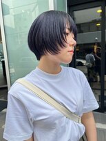 カフ(CAF) CAF松本/ショートヘア/顔まわりウルフレイヤー/心斎橋/大阪