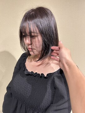 ヘアメイク エイト キリシマ(hair make No.8 kirishima) グレージュ　ラベンダーグレージュ