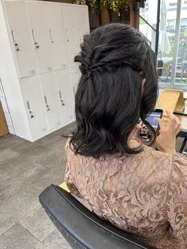 クロムス(clomus) 【clomus】ハーフアップ