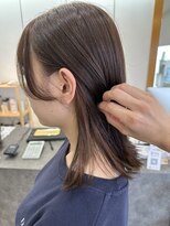 ユニ バイ マグ 長野店(Uni.by Mag)&nbsp;大人かわいいストレート切りっぱなしイヤリングカラー耳掛け