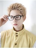 ハイトーンスパイキーショートパンクビジネスヘア