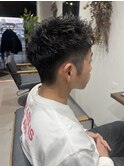 メンズショートパーマスタイル