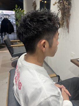 フェリスヘア(feliz hair) メンズショートパーマスタイル