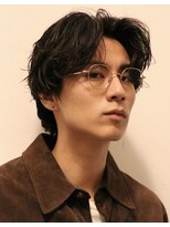 ヘアカロン 熊本本店(Hair CALON) メンズパーマニュアンスカールパートセンターパーマ熊本下通