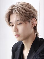 オーシャントーキョー サニー 原宿(OCEAN TOKYO Sunny)&nbsp;フェザーパーマ韓国ヘア韓国マッシュセンターパートパーマ毛流れ