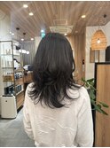 レイヤーカット＊顔周り＊顔周りレイヤー＊ミディアムレイヤー