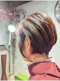 白髪染め　リタッチカラー　オーガニックカラー