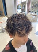 緩めツイストパーマ