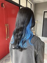 レド(LeDo)&nbsp;インナーアクアブルー【四日市/ブリーチ/髪質改善】