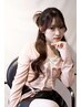 稻出指名限定【韓国ヘア】顔周りレイヤー全体カット＋透明感カラー　￥6,600