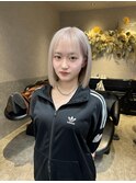 人気No1♪ブリーチでしか叶わない透明感カラー☆