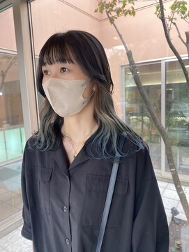 クロエ バイ ラヴィズム 小針店(CLOE by LUVISM) イヤリングカラー×ブルー