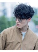 短すぎる髪が苦手な男性のショート！マッシュソフトパーマです