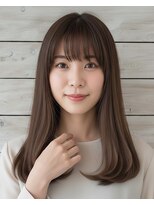 ファミエス(fumies.)&nbsp;ツヤ感ブラウングラデ×やわらかレイヤーで愛されヘアに