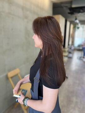 ソルトウォーター(SALT WATER) ショコラベージュ/ブラウン/カーテンバング恵比寿/代官山