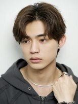 ルーシー 渋谷(LUCEY)&nbsp;センターパートフェザーパーマシャドウパーマメンズパーマ