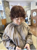 マッシュショート×ゆるふわパーマ