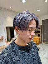 アトラクト バイ ラック 津田沼(Attract by LUCK)&nbsp;ラベンダーシルバー／津田沼／メンズ／ブリーチ／ケアブリーチ