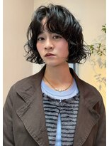 ゾーイダイミョウ(ZOEY daimyo)&nbsp;福岡天神大名 ボブパーマ くせ毛風パーマ