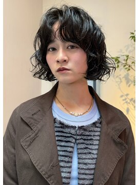 ゾーイダイミョウ(ZOEY daimyo) 福岡天神大名 ボブパーマ くせ毛風パーマ