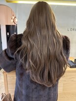 ローレン(LOREN) 透明感髪質改善ベージュダブルカラーミルクティーグレージュ