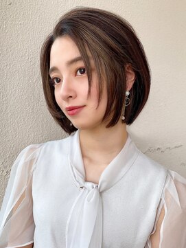 エイミーバイアフロートザガーデン 浦和店(amie by afloat the garden) 顔まわりレイヤーボブで小顔◎ショートボブで絶壁解消！【浦和】