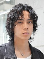 フィフス 大分(fifth)&nbsp;大分ツイストスパイラルパーマメンズカットラウンドウルフゆるめ