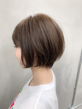 アンジェリカ 立町店(ANGELICA) 大人かわいい ショートボブ 20代30代40代 スッキリ 丸みショート