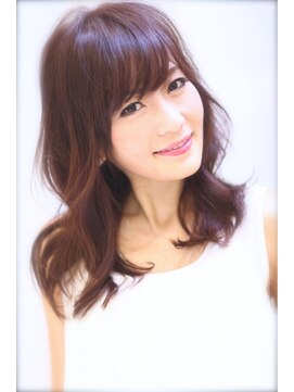 アッシュ 池袋店(Ash) ニュアンスカールセミディ（Ash池袋店）　　＃池袋駅