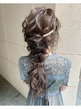 セットサロン ラビッシュポー(Setsalon RabichePow) 【ラビッシュポー】編みおろしポニー【フランベアー】