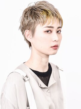 ピークアブー アヴェダ アトレ恵比寿(PEEK-A-BOO AVEDA) 【ベビーショート】×【ダブルカラー】 大野浩司