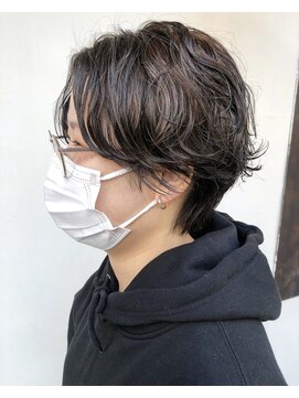 ヘアー アイス カンナ(HAIR ICI Canna) ハンサムショートのパーマスタイル！