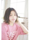 切りっぱなしボブ