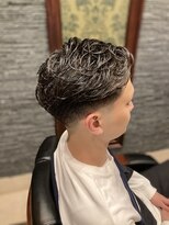 プレミアムバーバー 赤坂店(PREMIUM BARBER produce by HIRO GINZA)&nbsp;フェードパーマ【ヒロ銀座】メンズパーマ/ビジネススタイル