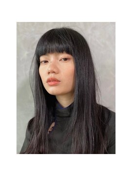 エムスラッシュ たまプラーザ(M.SLASH) スリークロング/黒髪/エアストレート/ぱっつん前髪たまプラーザ!