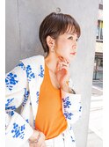 大人マッシュショート #カーキグレージュ大人かわいい