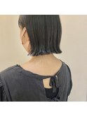 顎ラインボブ 外ハネボブ 切りっぱなしボブ