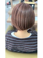 ヘアーサロン ハイプ(HYPE) ピンク×ハイライト×コンパクトボブ