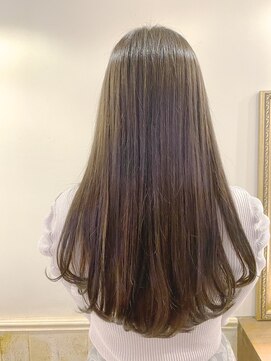 シオンヘアー(sion hair) 20代30代40代大人ストレートグレージュ