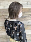 巻かなくても可愛いバレイヤージュボブ