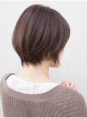 小顔丸みショート